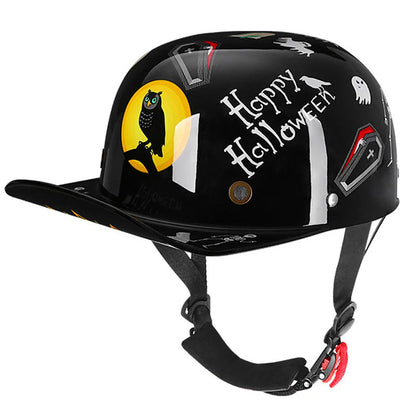 Classic DOT Baseball Cap Style Motorcycle Helmet
