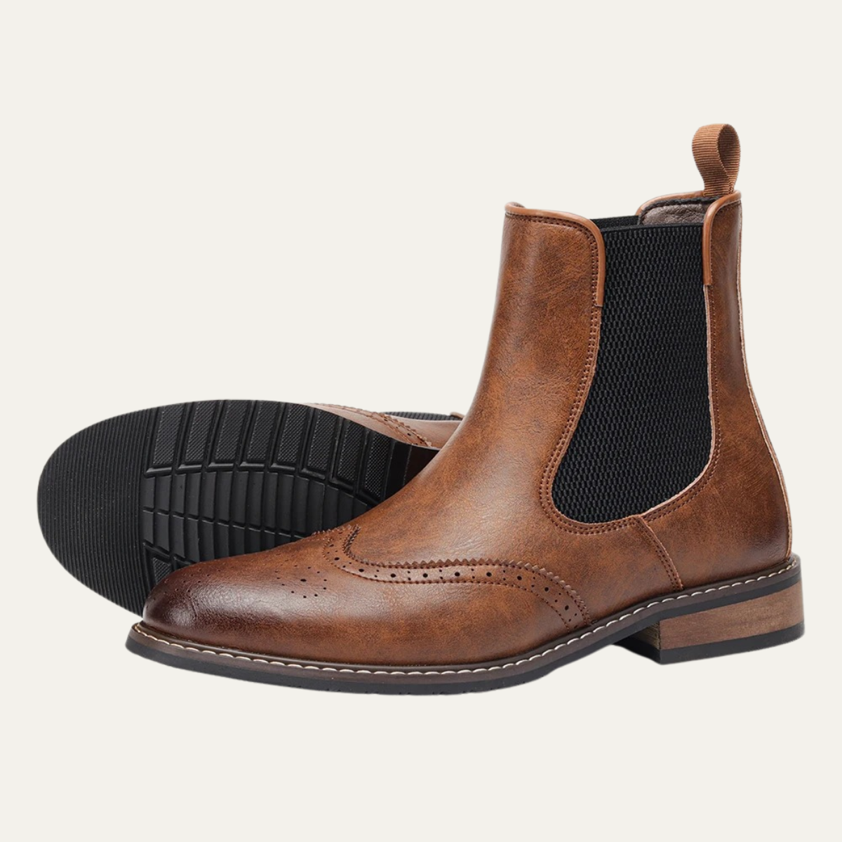 The Margate Men’s Classic Slip On Leather Chelsea Boots
