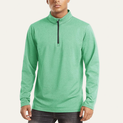 Men’s Technical Quarter Zip Stand Collar Shirt