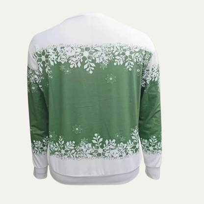 Women’s Festive Snowman Crewneck Sweatshirt