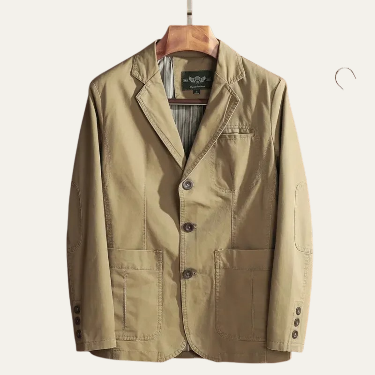 The York Men’s Casual Slim Fit Three Button Lightweight Blazer Jacket