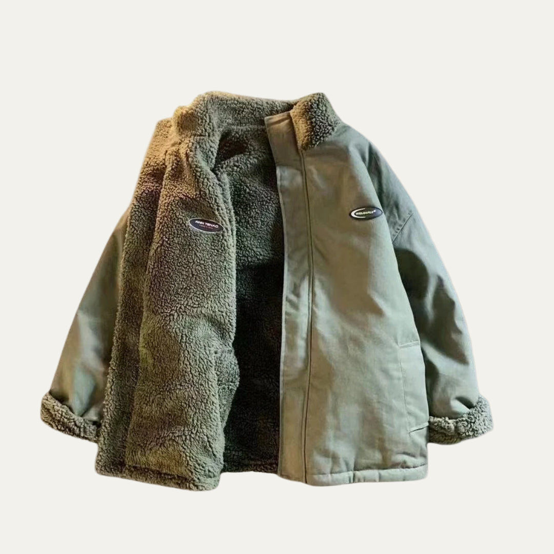 Women’s Reversible Plush Heart Lined Jacket