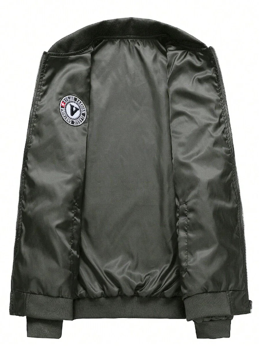 Reversible Bomber Jacket Army Green