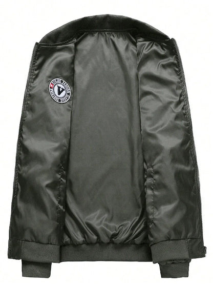 Reversible Bomber Jacket Army Green