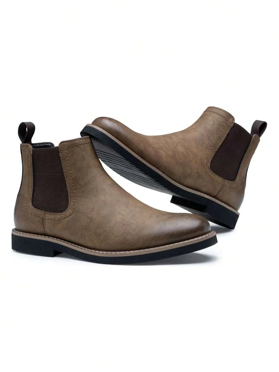 Chunky Chelsea Boots Brown