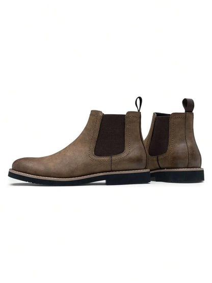 Chunky Chelsea Boots Brown