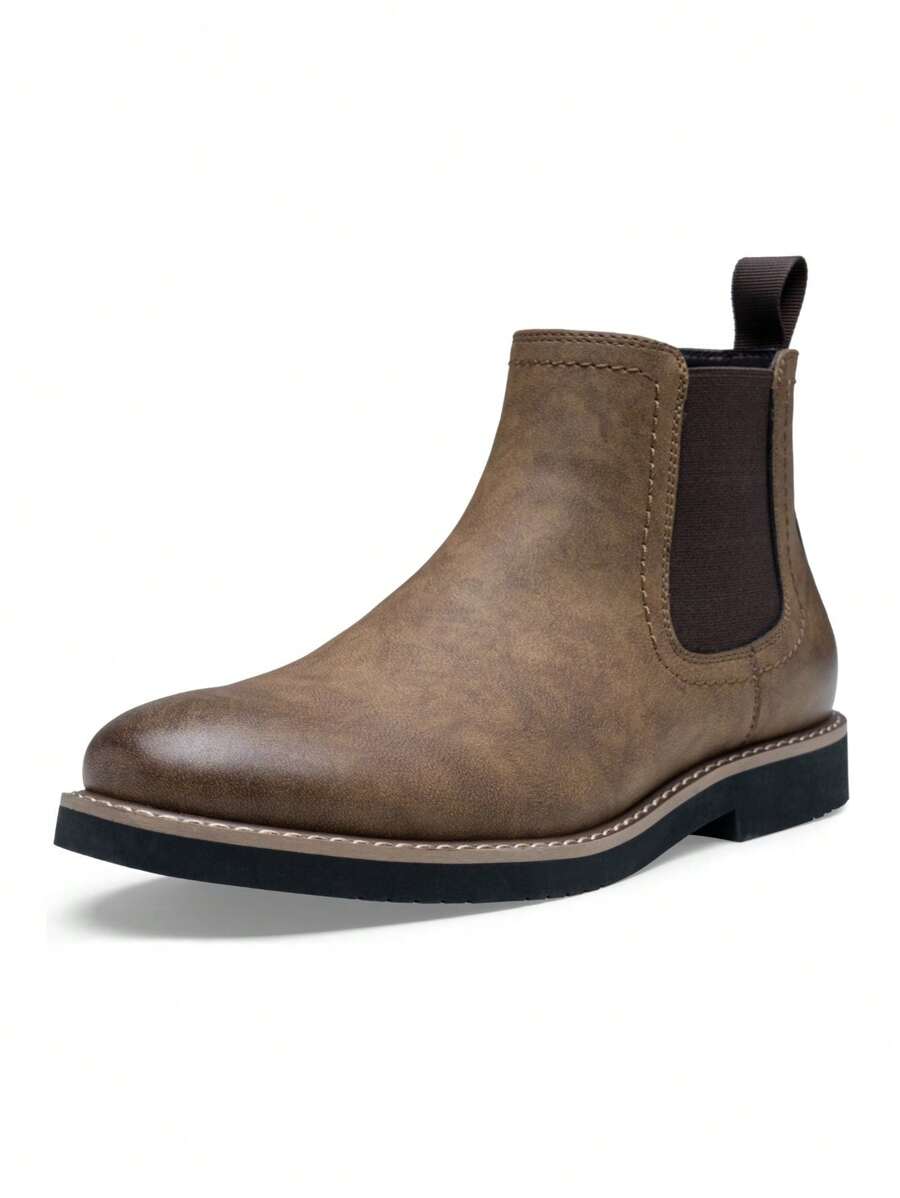 Chunky Chelsea Boots Brown