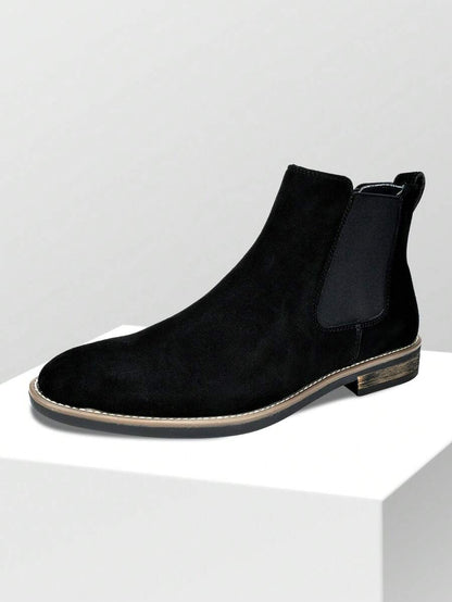 Suede Chelsea Boots Camel