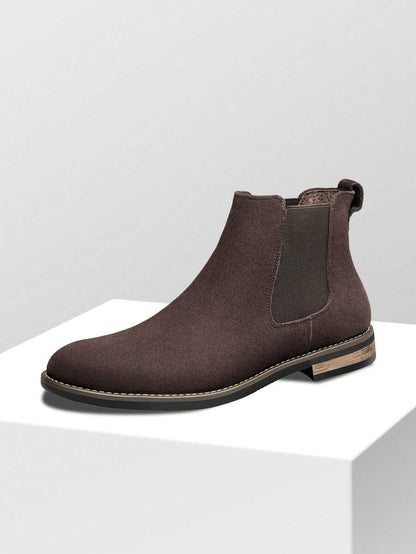 Suede Chelsea Boots Camel