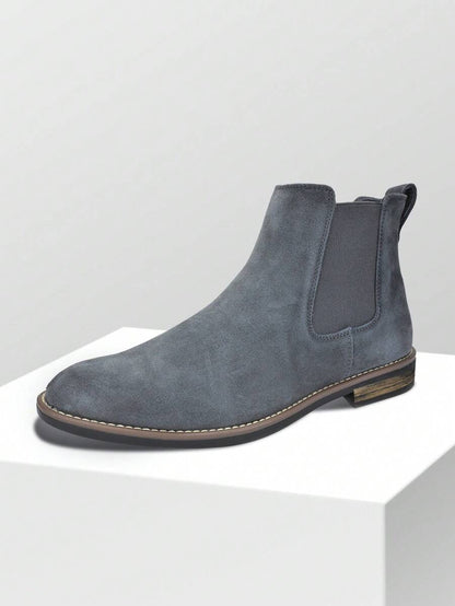 Suede Chelsea Boots Camel