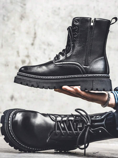 Comfortable High Top Orthopedic Boots with side zip