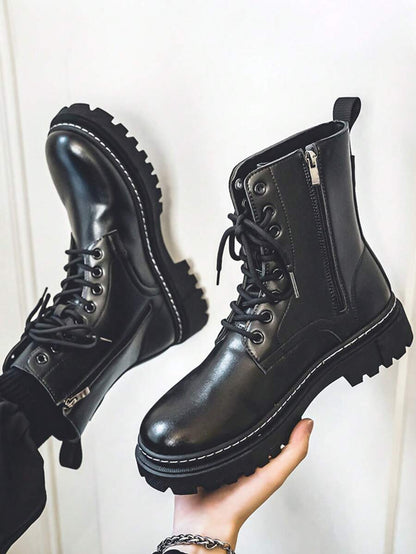 Comfortable High Top Orthopedic Boots with side zip