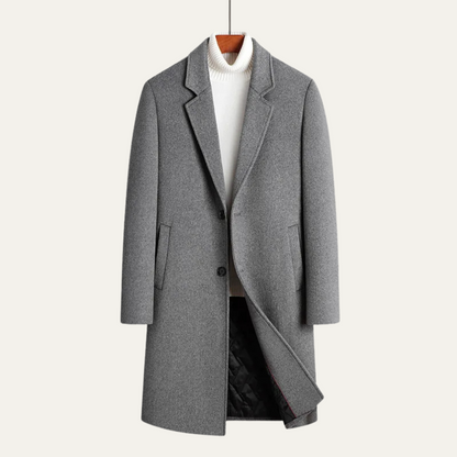 The Canterbury Men's Sophisticated Longline Wool Winter Jacket