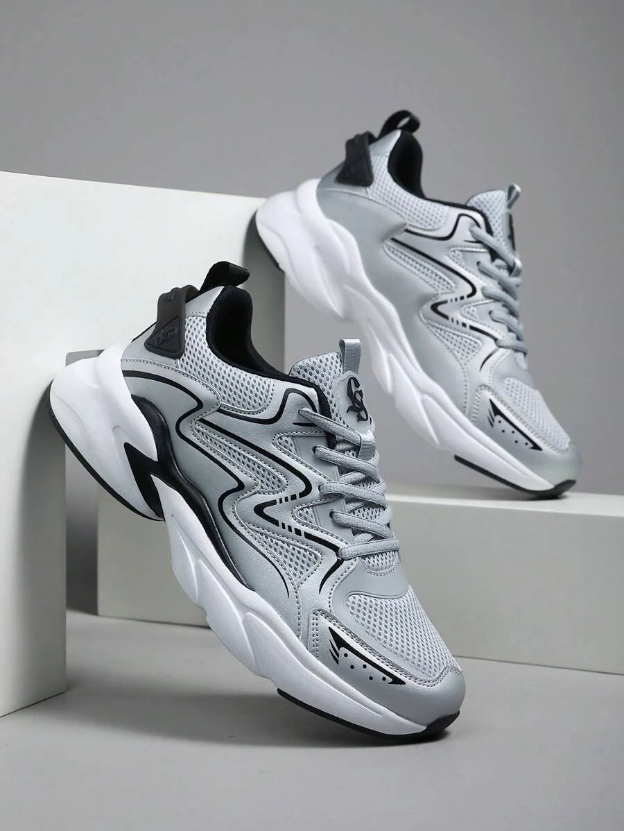 Breathable Chunky Sneakers Beige
