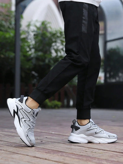 Breathable Chunky Sneakers Beige