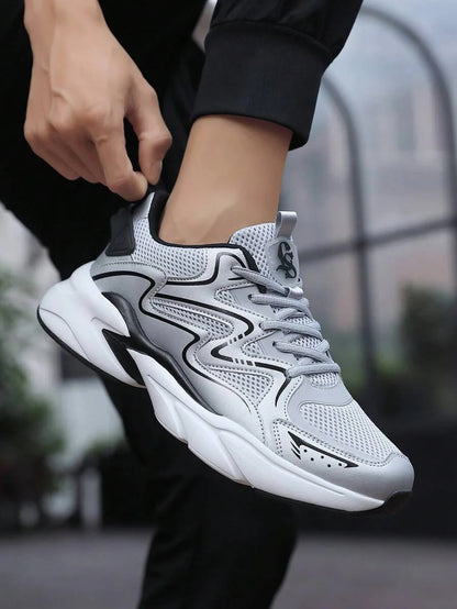 Breathable Chunky Sneakers Beige