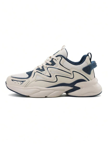 Breathable Chunky Sneakers Beige