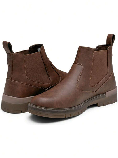 Chunky Black Chelsea Boots