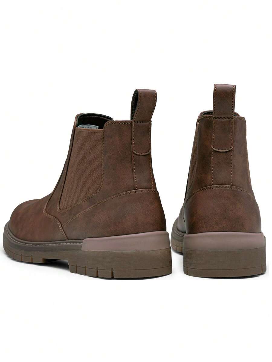Chunky Black Chelsea Boots
