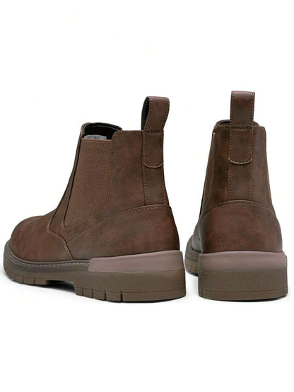 Chunky Black Chelsea Boots