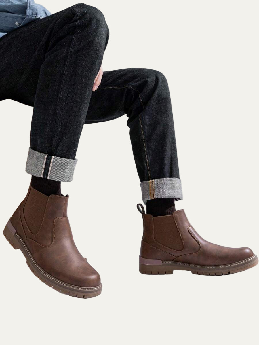 Men’s Rugged Lug Sole Chelsea Boots
