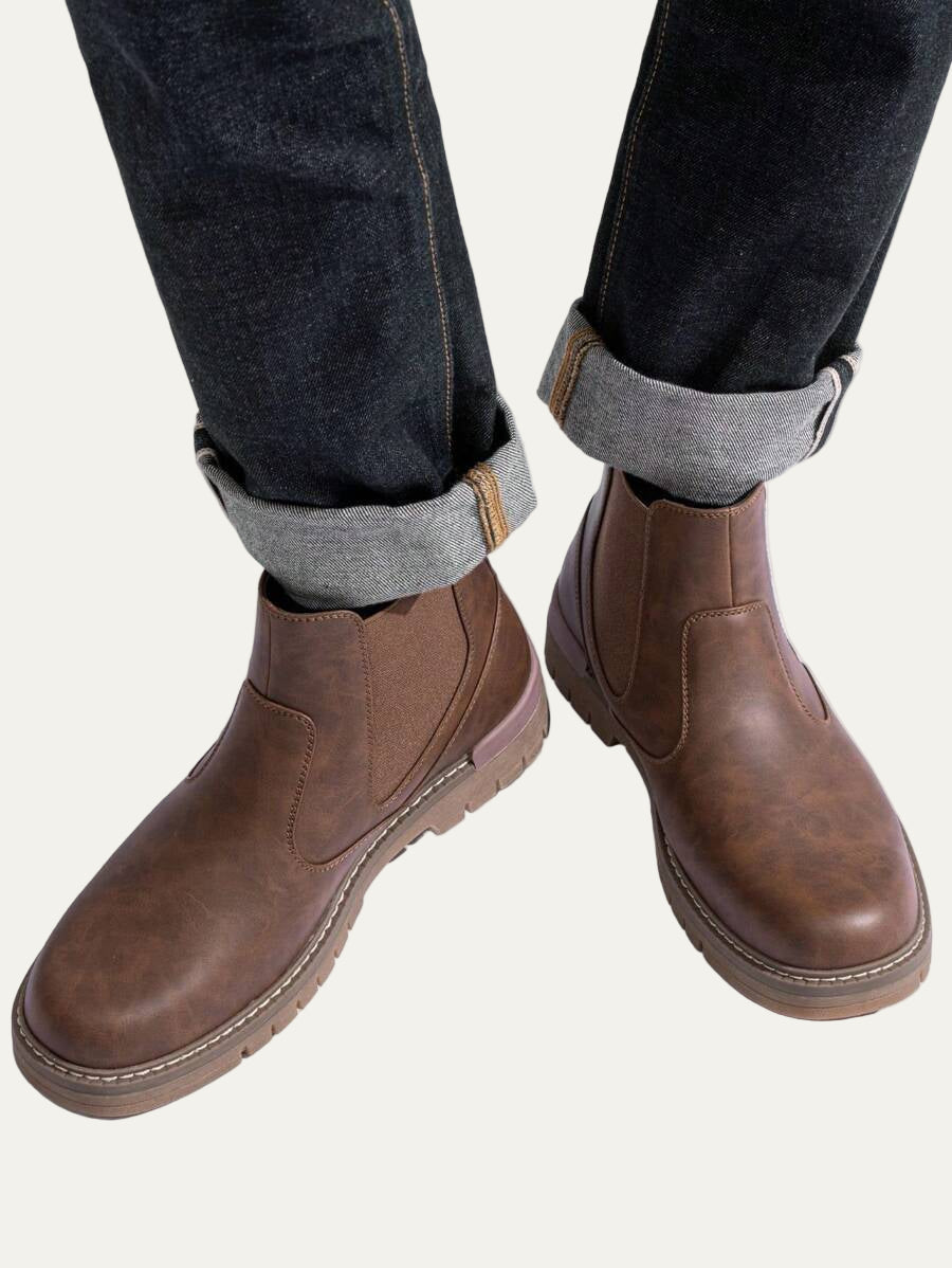 Men’s Rugged Lug Sole Chelsea Boots