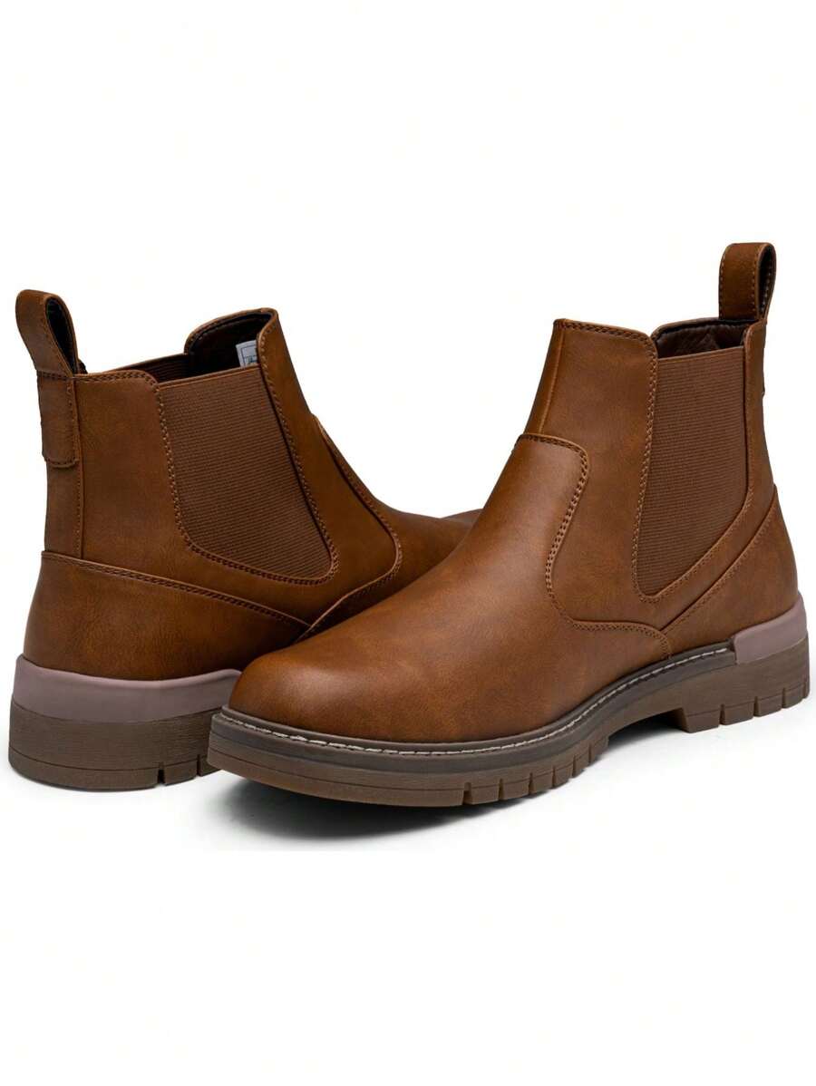 Chunky Black Chelsea Boots