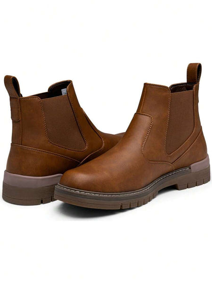 Chunky Black Chelsea Boots
