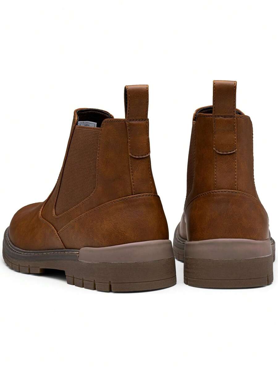 Chunky Black Chelsea Boots