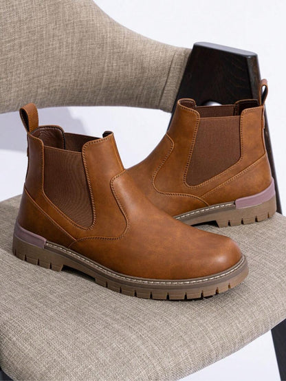Chunky Black Chelsea Boots