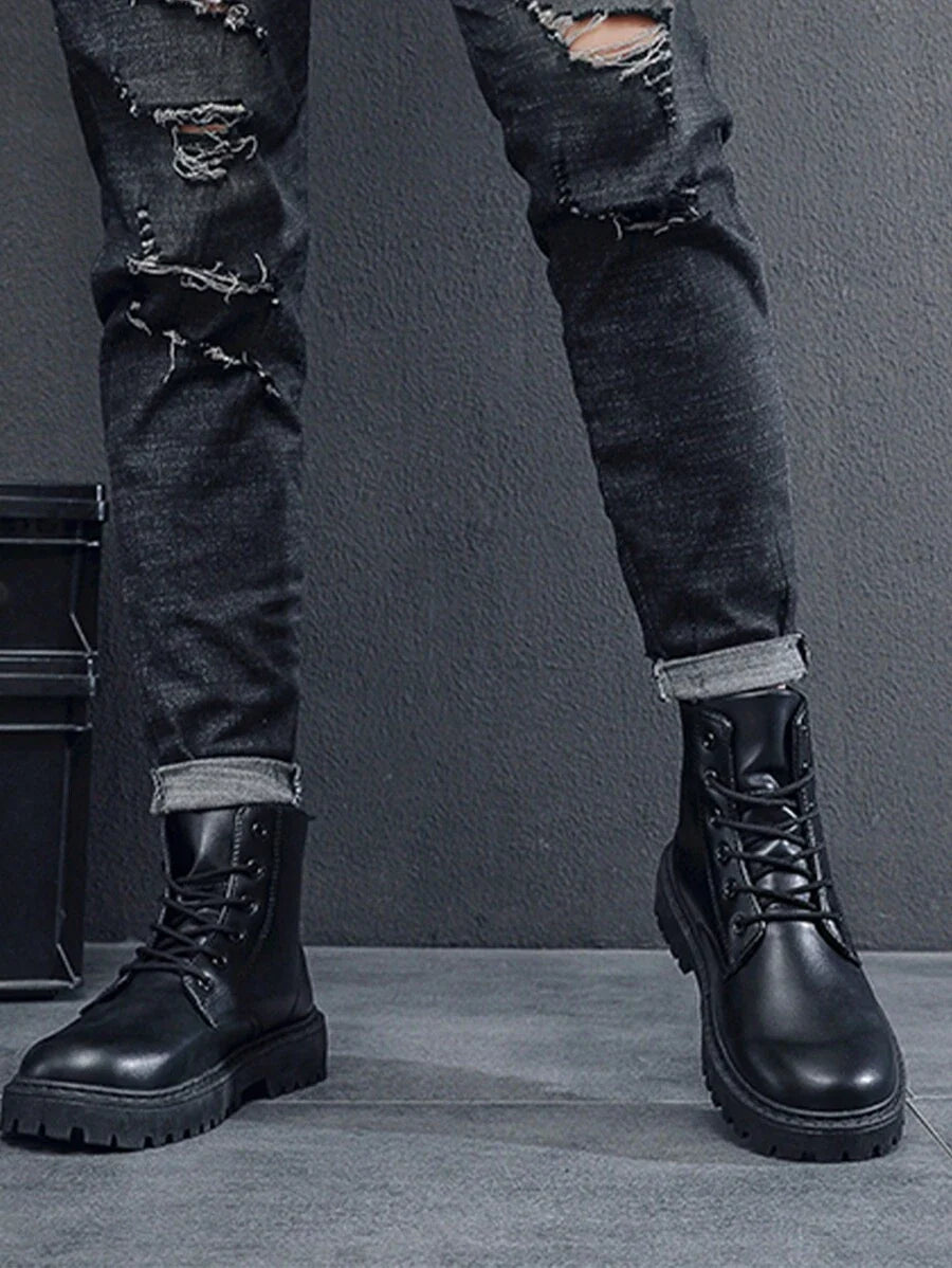 Comfortable High Top Orthopedic Boots with side zip
