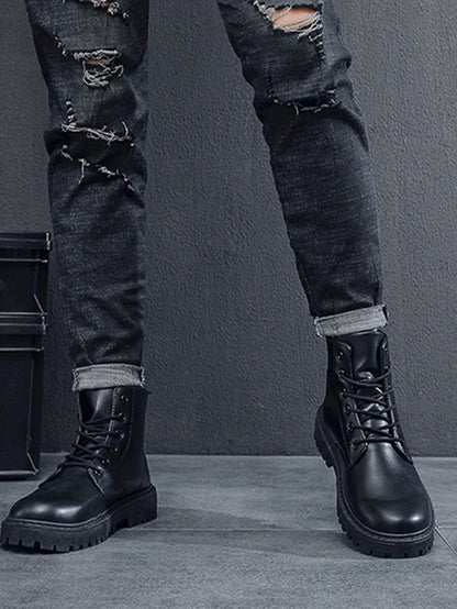 Comfortable High Top Orthopedic Boots with side zip