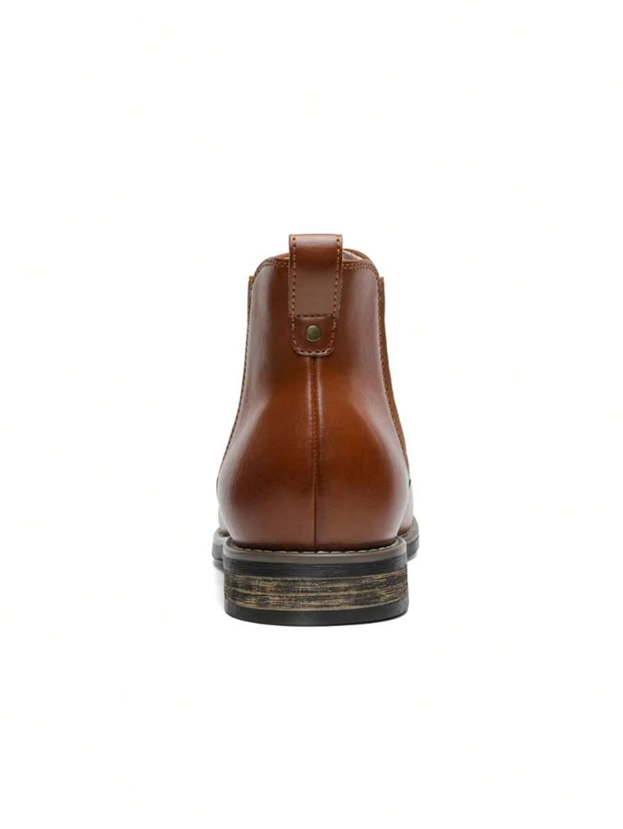 Suede Chelsea Boots Camel