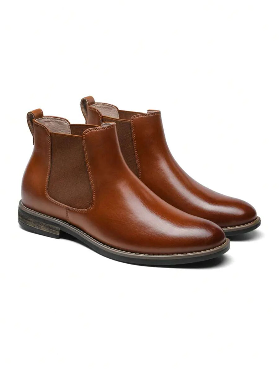Suede Chelsea Boots Camel