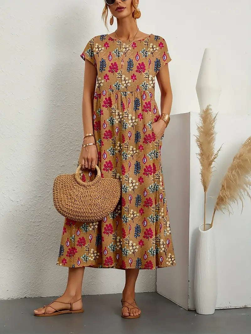 Beautiful Floral Party Dress for Women