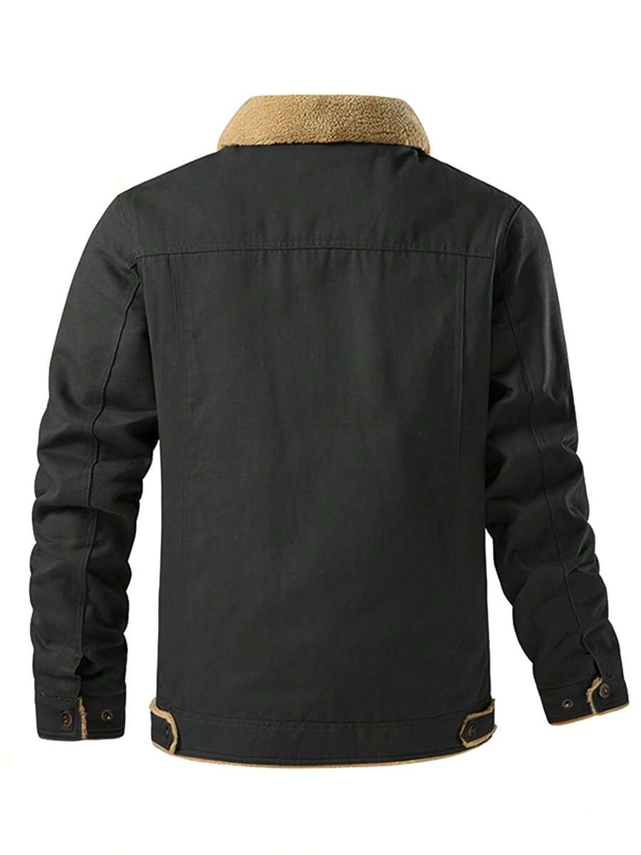 Thermal Bomber Coat Khaki