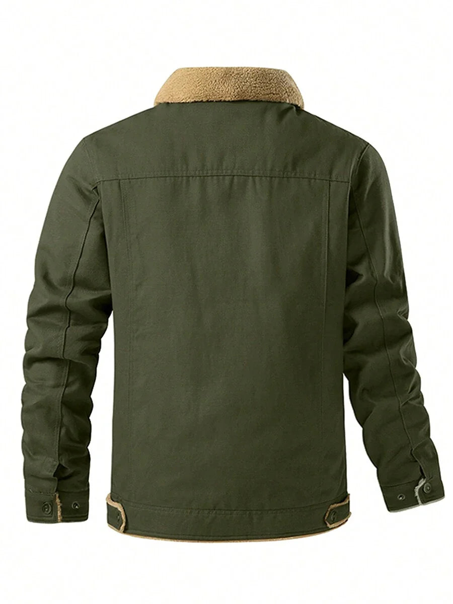 Thermal Bomber Coat Khaki