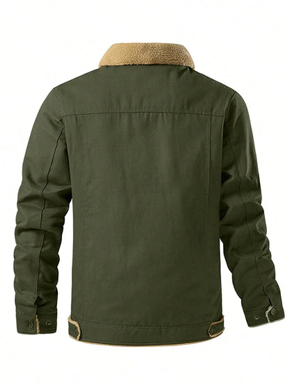 Thermal Bomber Coat Khaki