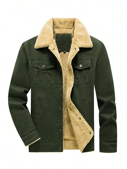 Thermal Bomber Coat Khaki