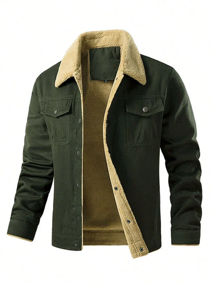 Thermal Bomber Coat Khaki