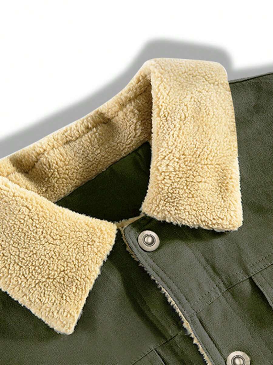 Thermal Bomber Coat Khaki