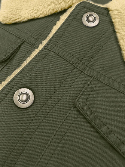 Thermal Bomber Coat Khaki
