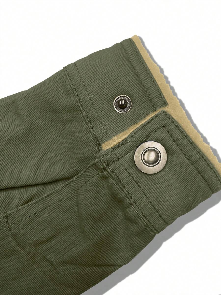 Thermal Bomber Coat Khaki