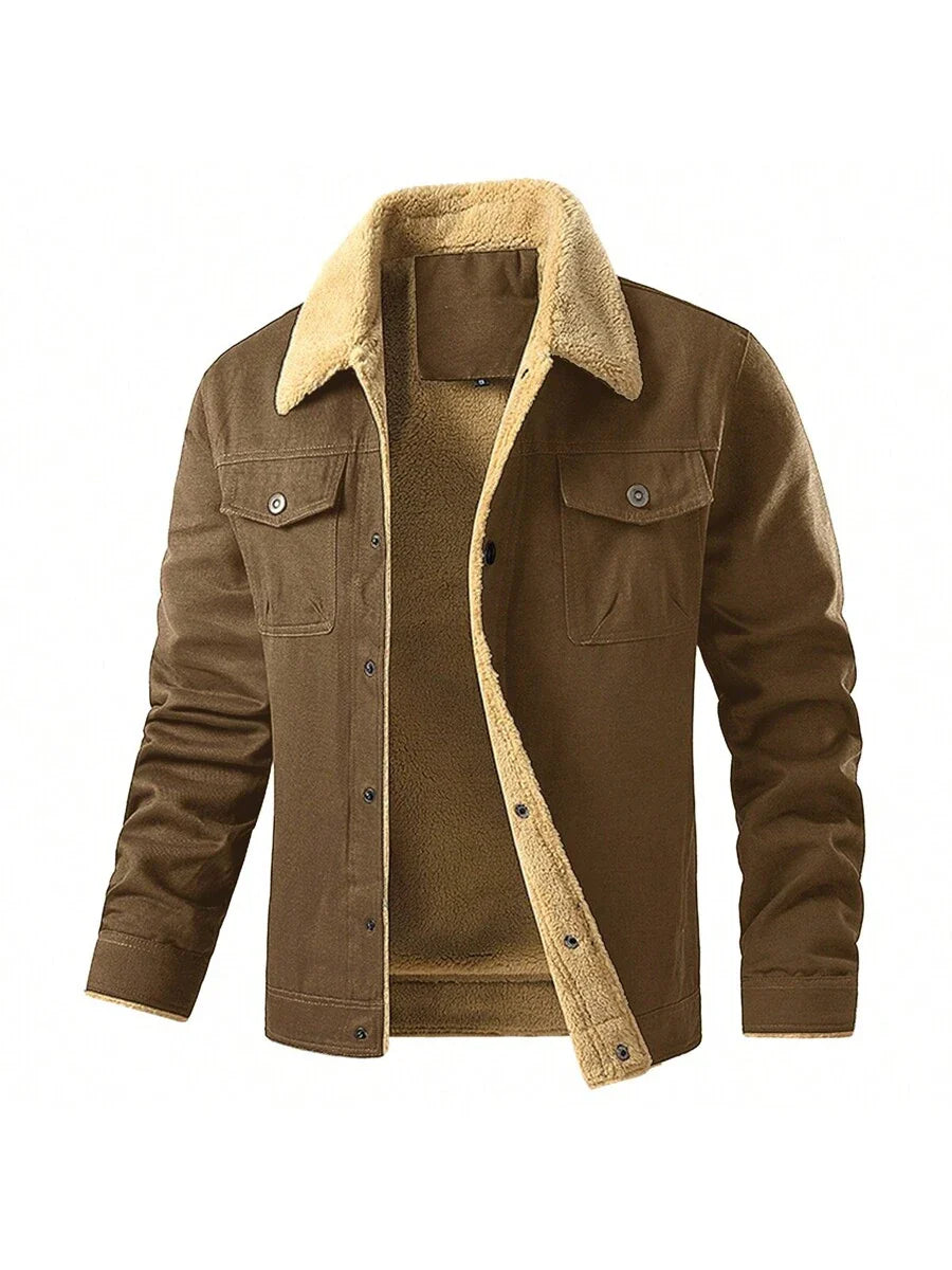 Thermal Bomber Coat Khaki