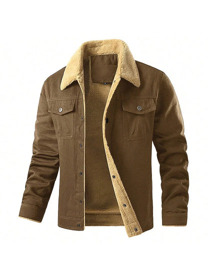 Thermal Bomber Coat Khaki
