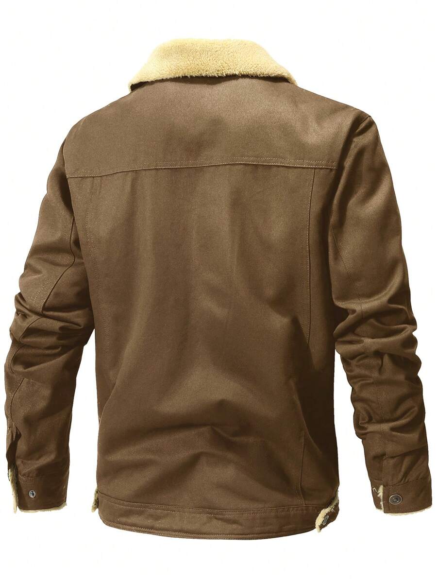 Thermal Bomber Coat Khaki