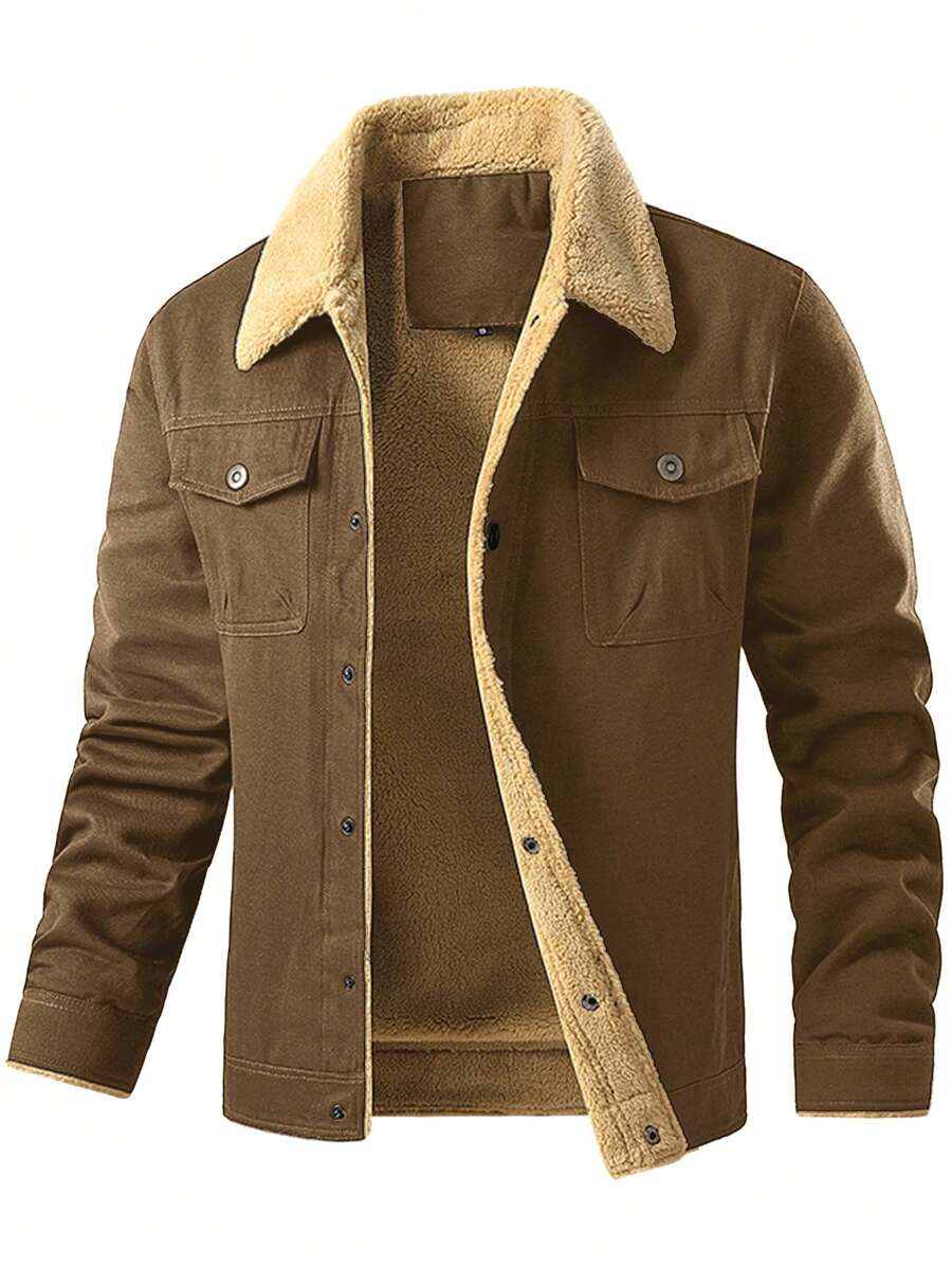 Thermal Bomber Coat Khaki