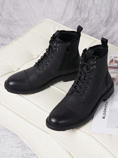 Comfortable Chukka Orthopedic Boots with side zip