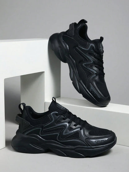 Breathable Chunky Sneakers Beige
