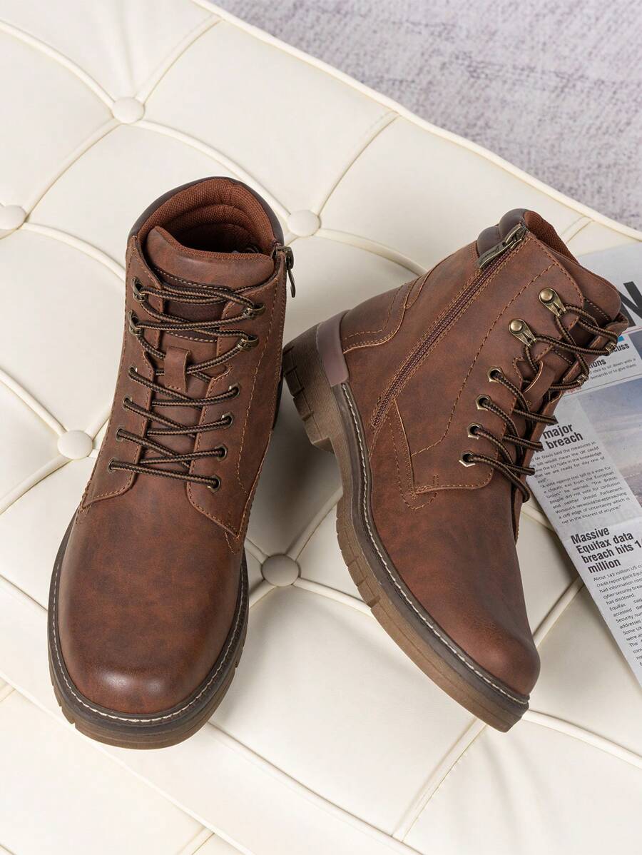 Orthopedic Hiking Boots with side zip